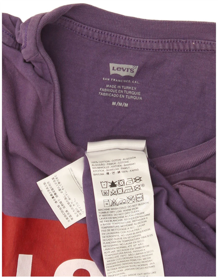 Ανδρικό γραφικό T-Shirt Levi's Top Medium Purple Βαμβακερό