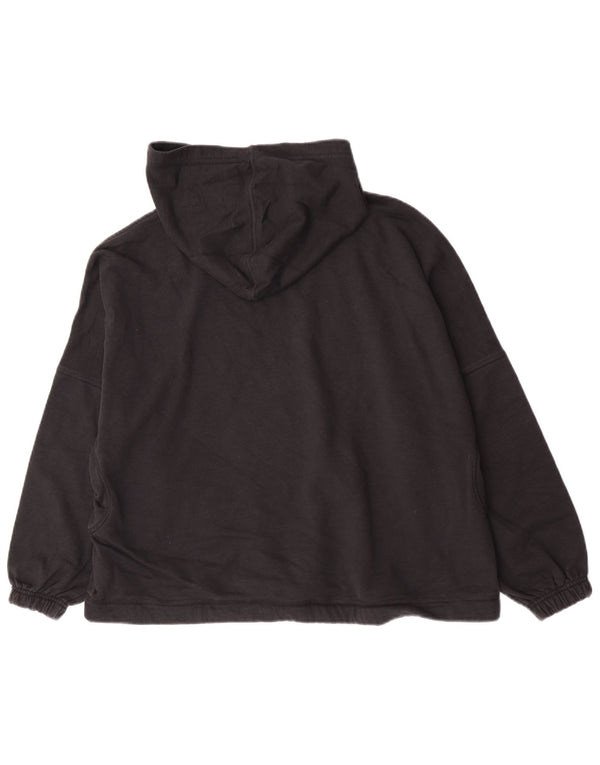 Adidas Γυναικείο Hoodie Jumper UK 4/6 XS Μαύρο βαμβακερό