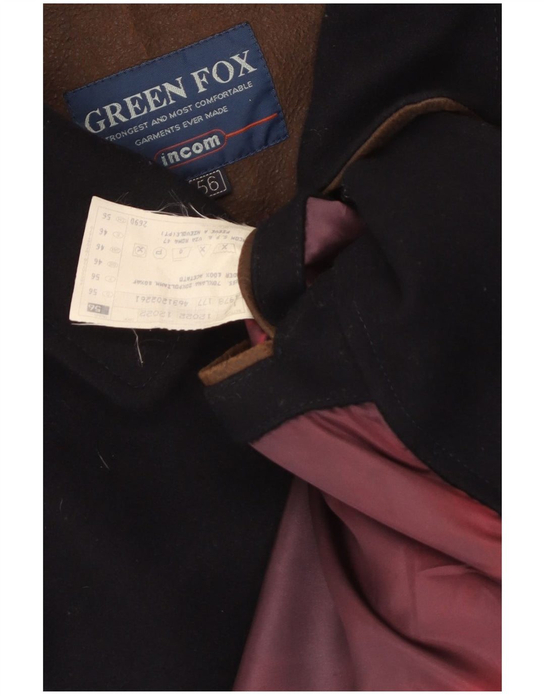Ανδρικό πανωφόρι Green Fox IT 56 3XL Navy Blue Wool