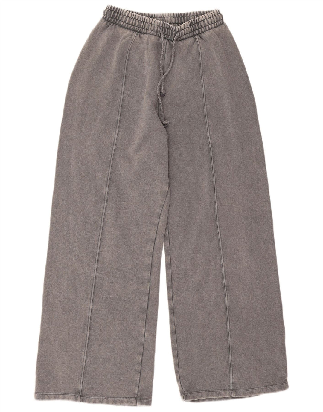 Zara Γυναικεία φόρμα φόρμας με φαρδιά πόδια UK 12 Medium Grey