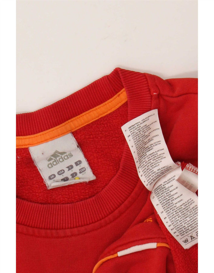 Ανδρικό φούτερ Adidas Jumper Μικρό κόκκινο βαμβακερό