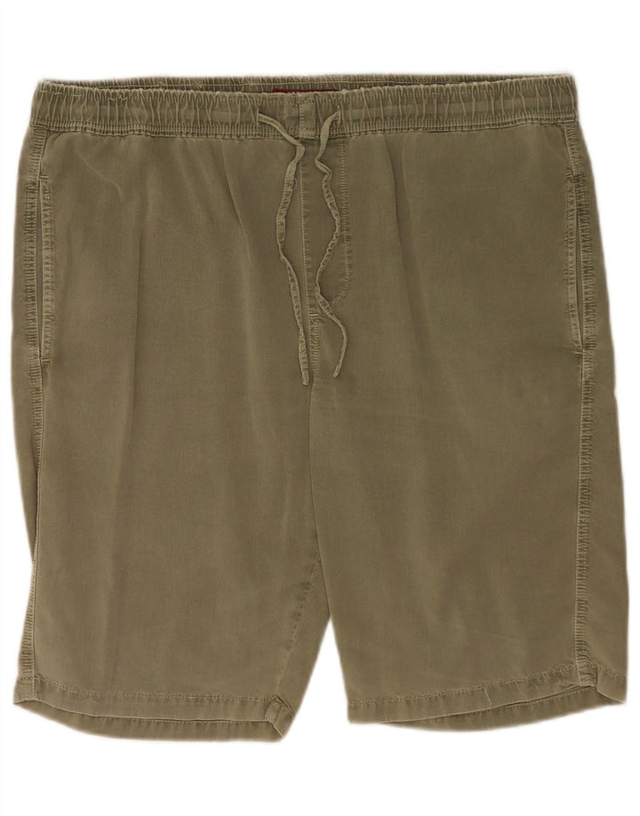 Carrera Ανδρικό σορτς Chino Regular XL W38 Χακί βαμβακερό