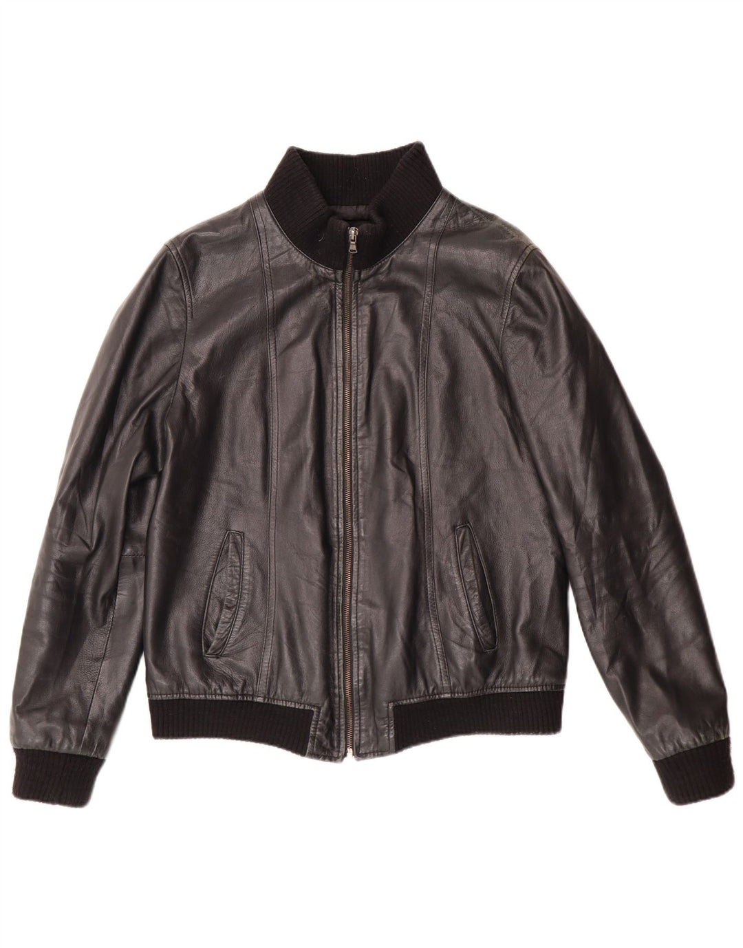 Talenti Γυναικείο Δερμάτινο Μπουφάν UK 14 Large Μαύρο