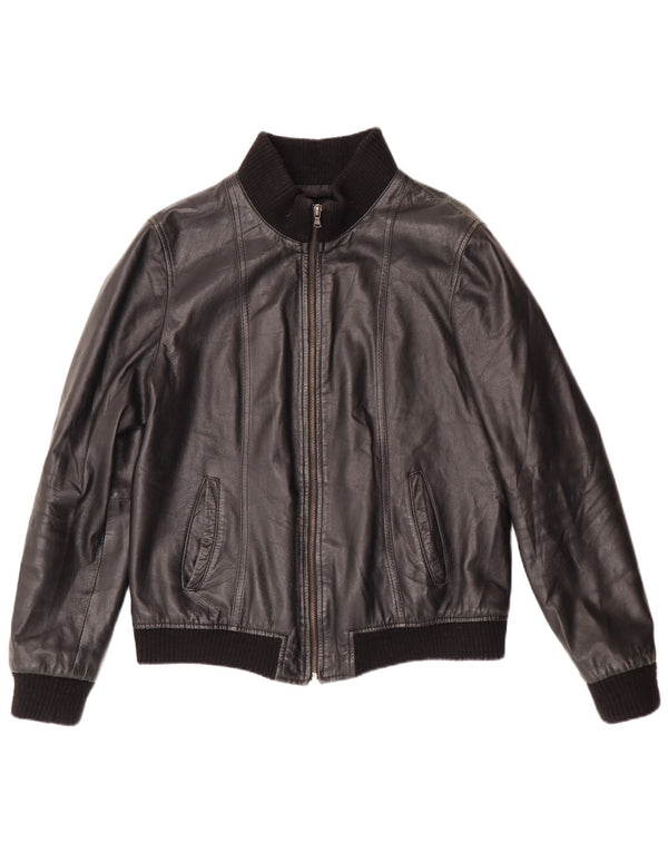 Talenti Γυναικείο Δερμάτινο Μπουφάν UK 14 Large Μαύρο