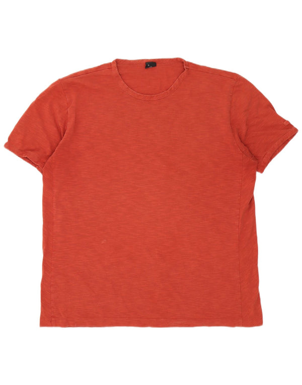 Ανδρικό T-shirt Hugo Boss Slim Fit Top 2XL Βαμβακερό πορτοκαλί