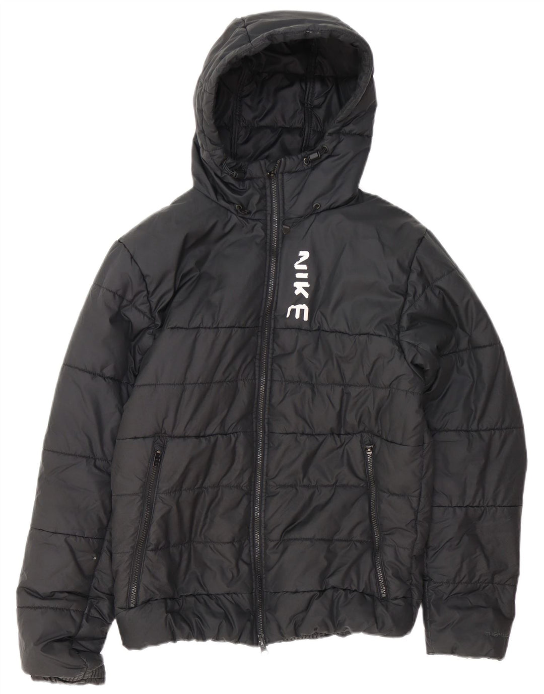 Ανδρικό σακάκι Nike Therma-Fit με κουκούλα UK 38 Μεσαίο μαύρο πολυεστέρα