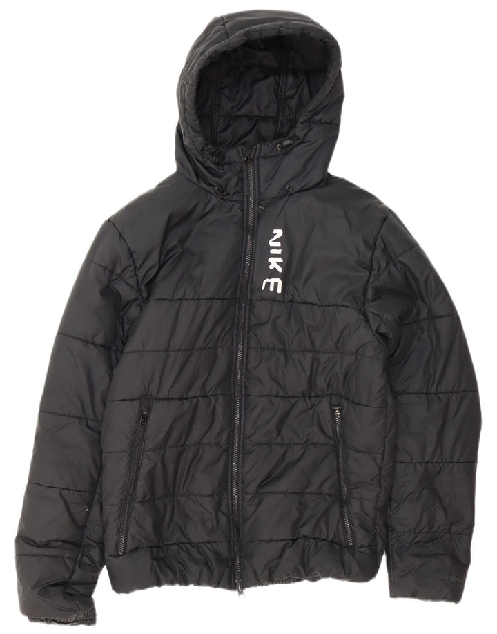 Ανδρικό σακάκι Nike Therma-Fit με κουκούλα UK 38 Μεσαίο μαύρο πολυεστέρα