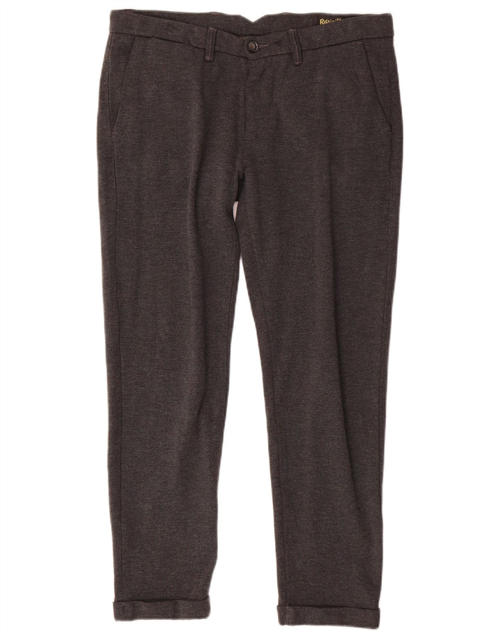 Ανδρικό παντελόνι Chino Refrigiwear Slim W32 L28 Grey Polyamide