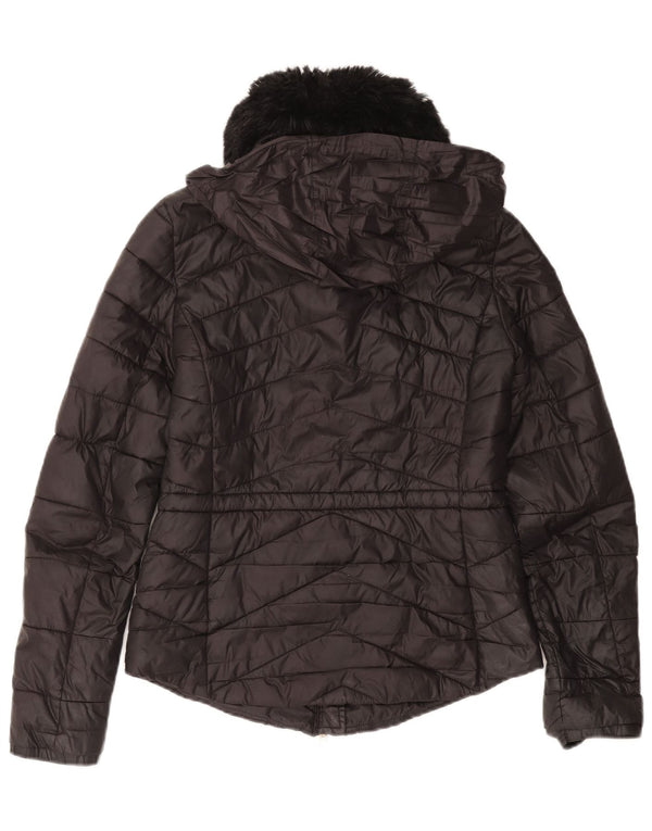 Γυναικείο μπουφάν με κουκούλα BARBOUR UK 8 Small Black Polyamide