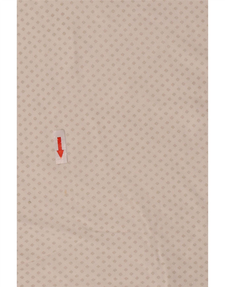 Refrigue γυναικείο μπλουζάκι πόλο UK 10 Small White Argyle/Diamond Cotton