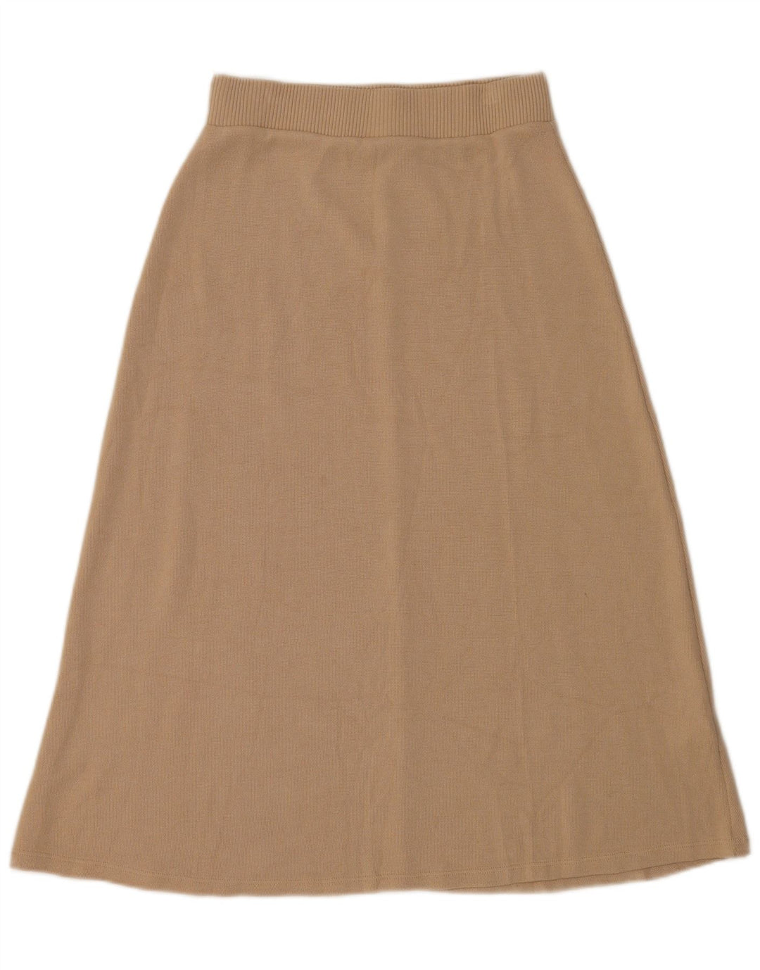 Zara Γυναικεία Midi Φούστα Medium W28 Beige Viscose
