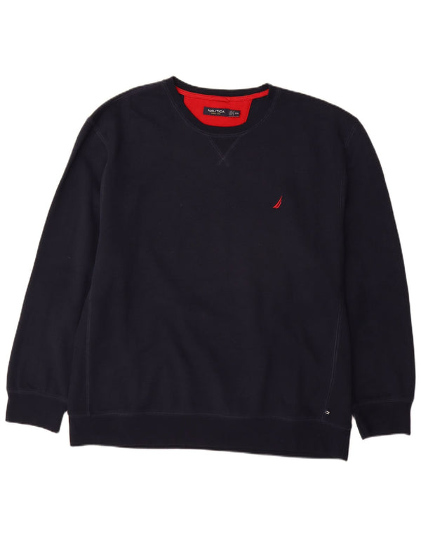 Ανδρικό φούτερ NAUTICA Jumper 2XL Navy Blue Cotton