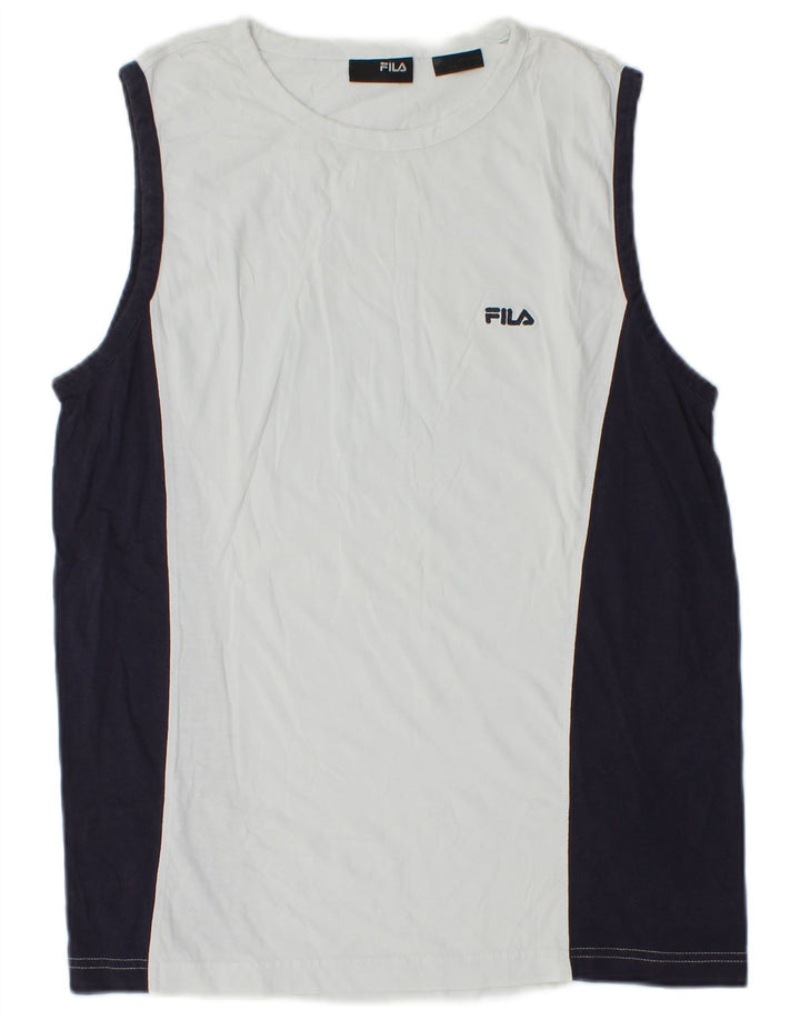 Ανδρικό γιλέκο Fila Small White Colourblock