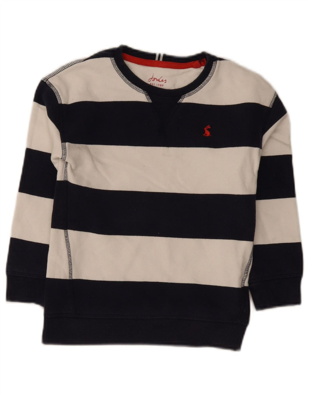 Joules Boys Φούτερ Jumper 7-8 Years Navy Blue ριγέ