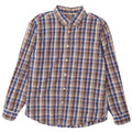 Eddie Bauer Ανδρικό πουκάμισο Classic Fit Large Blue Check Cotton
