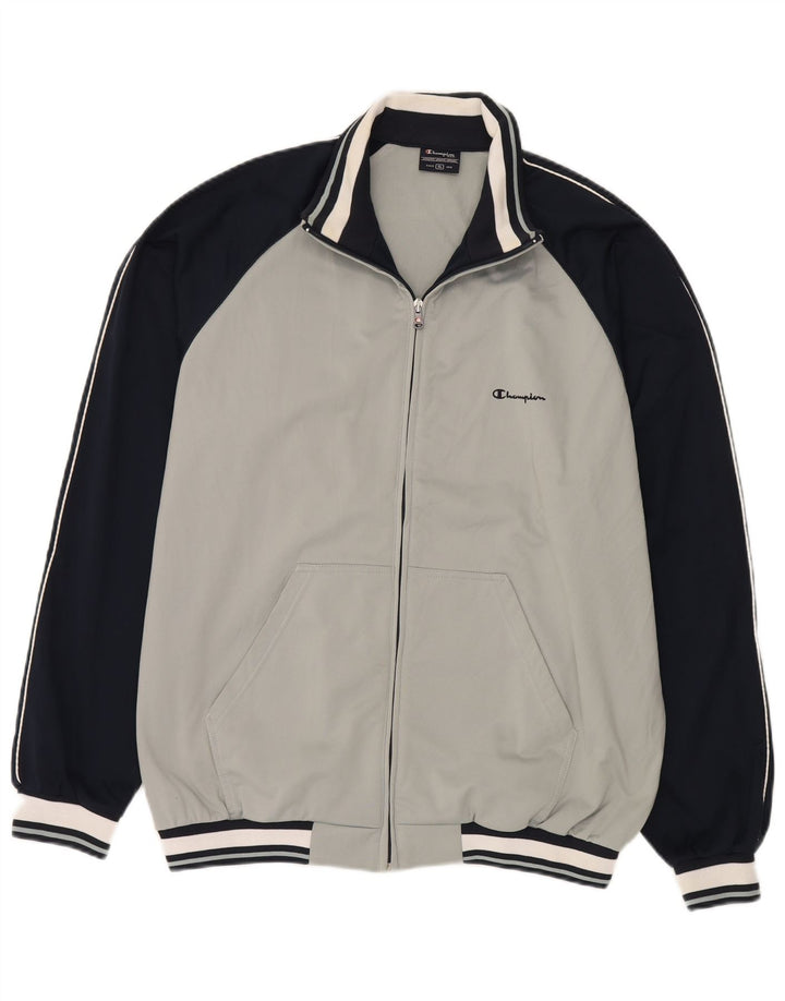 Ανδρική φόρμα Champion Top Jacket XL Grey Colourblock Polyester