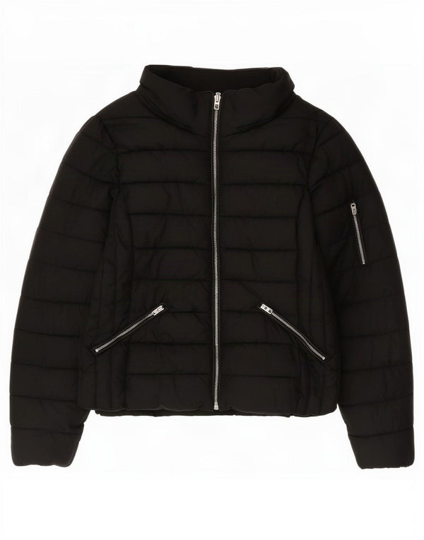 Zara Γυναικείο μπουφάν Trafaluc UK 16 Large Black Nylon