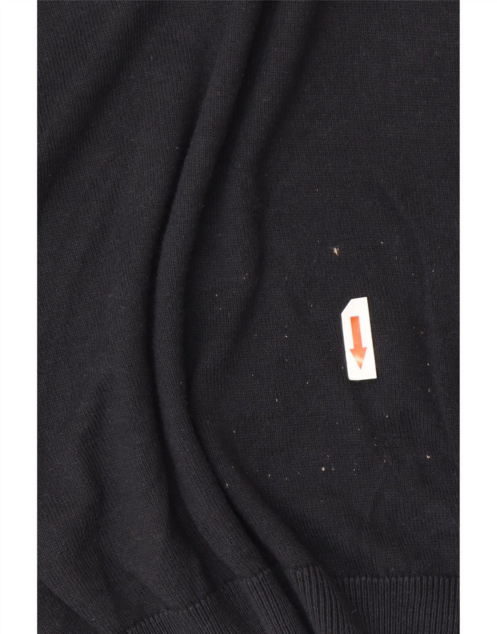 Ανδρικό πουλόβερ Benetton Crew Neck Jumper Medium Black Classic