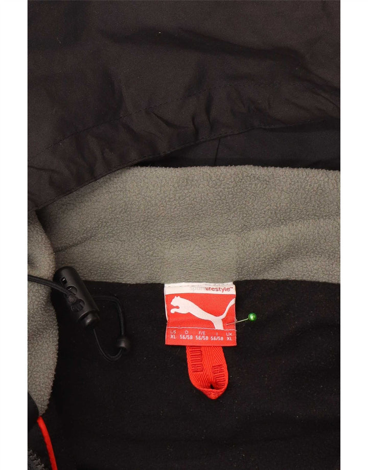 Ανδρικό πουλόβερ με κουκούλα Puma Windbreaker Jacket UK 42 XL Μαύρο