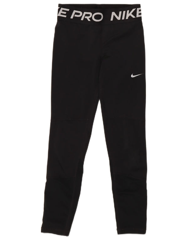 Κοριτσίστικα κολάν Nike 8-9 ετών WSmall μαύρο πολυεστέρα