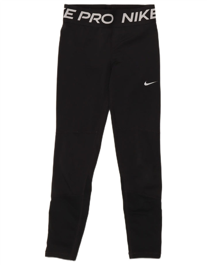 Κοριτσίστικα κολάν Nike 8-9 ετών WSmall μαύρο πολυεστέρα