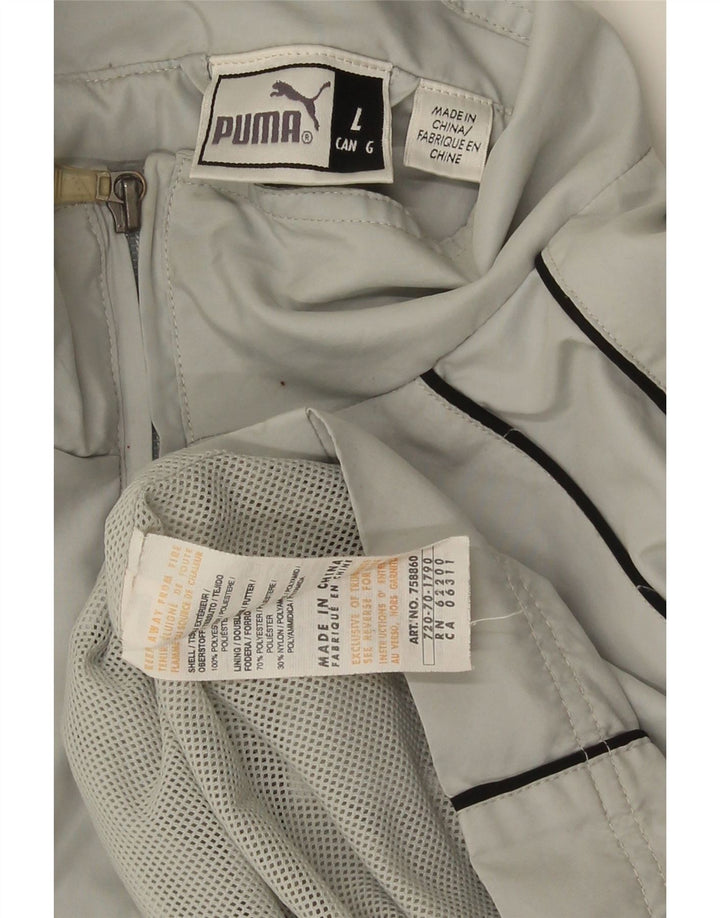 Ανδρική φόρμα Puma με μεγάλο γκρι πολυεστέρα