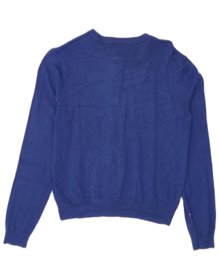 Marks & Spencer Γυναικεία ζακέτα Crop UK 12 μεσαία μπλε βισκόζη