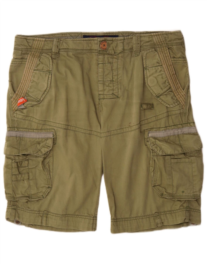 Ανδρικό σορτς Cargo Superdry 2XL W40 Χακί Βαμβακερό
