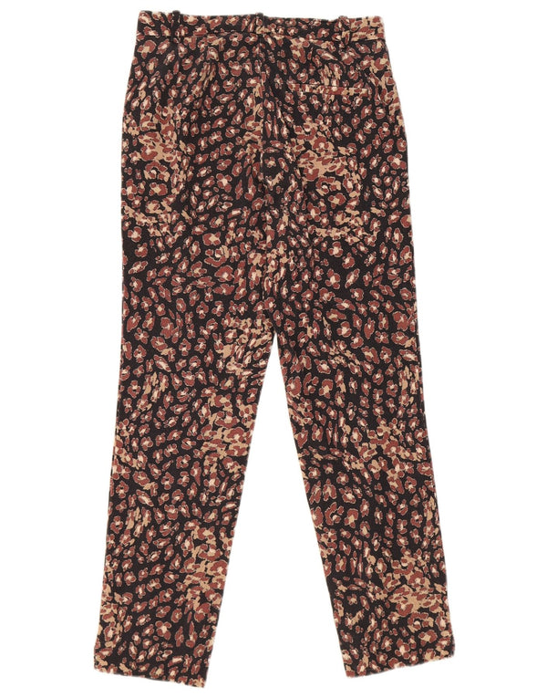 Marks & Spencer Womens Abstract Pattern Casual Παντελόνι UK 8 Small W26 L25
