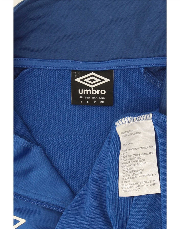 Ανδρική φόρμα Umbro Top Jacket Small Blue Colourblock Polyester