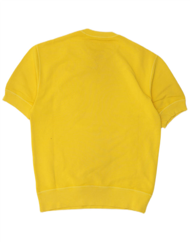 Ανδρικό κοντομάνικο φούτερ Dsquared2 Jumper Μικρό κίτρινο βαμβακερό