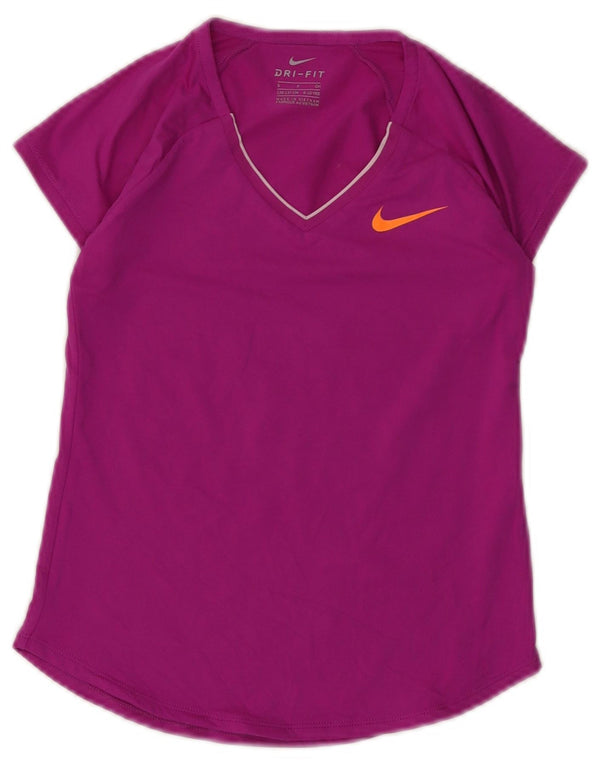 Μπλουζάκι Nike Girls Dri Fit Top 8-9 Years Small Purple