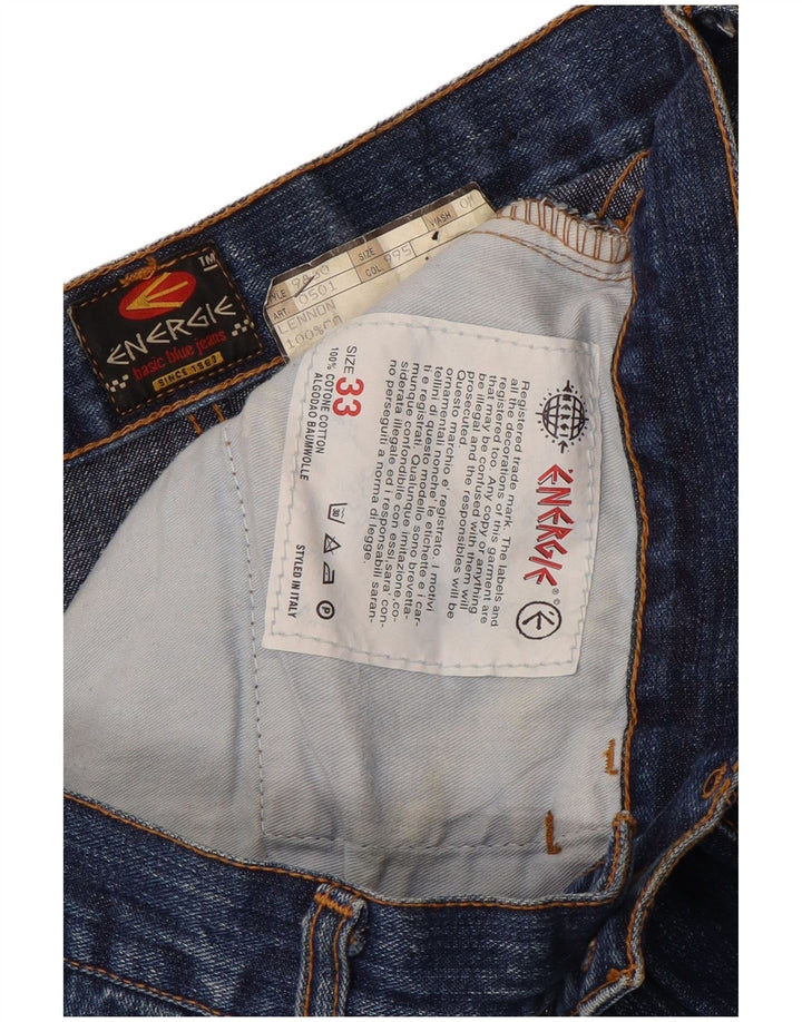 Γυναικείο ίσιο τζιν ENERGIE W33 L30 Μπλε βαμβακερό