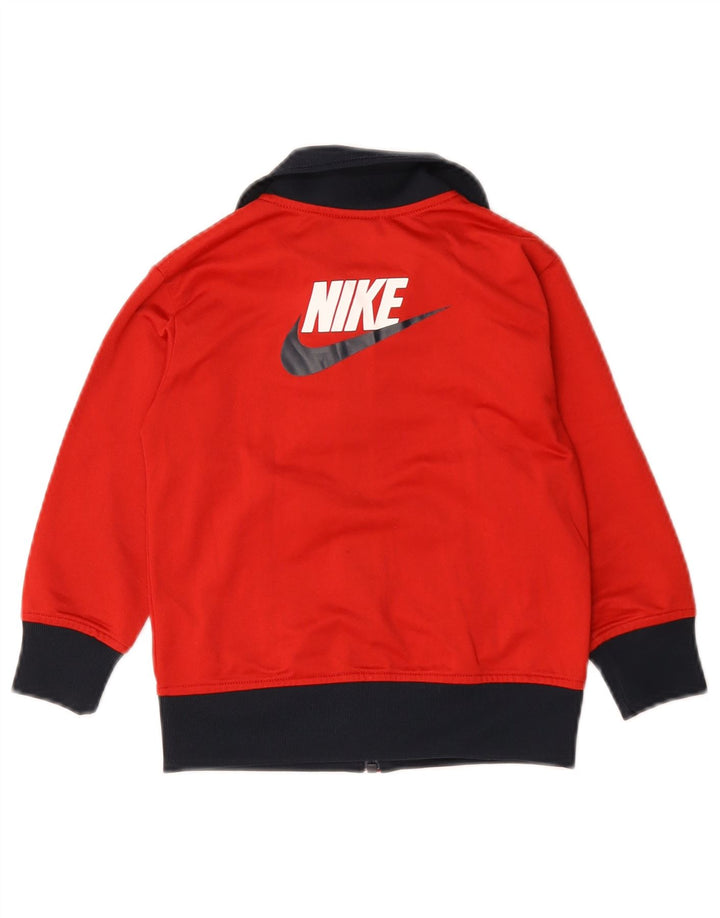 Μπουφάν Nike Boys Graphic αθλητική φόρμα 4-5 ετών Small Red Colourblock