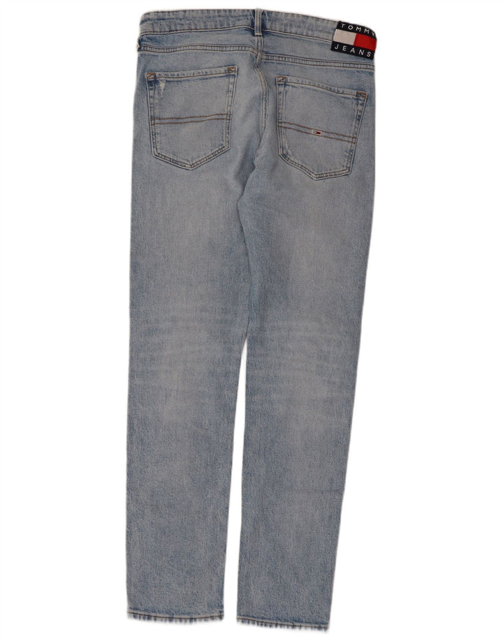 TOMMY HILFIGER Ανδρικό στενό τζιν W30 L32 Μπλε βαμβακερό