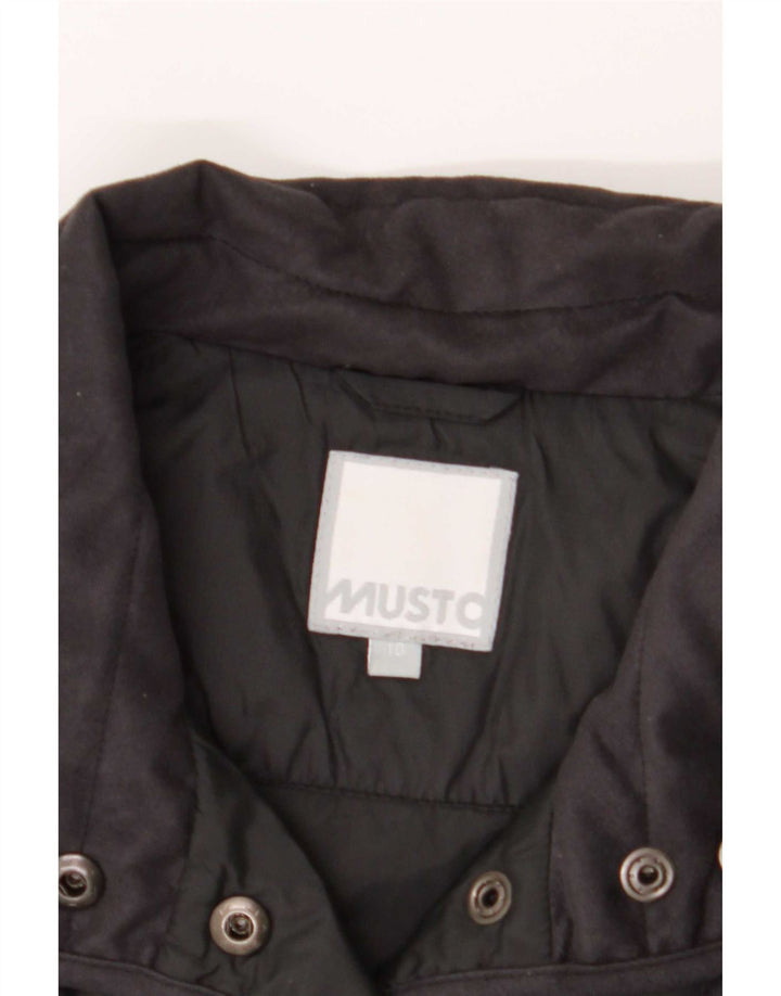 Musto Γυναικείο Καπιτονέ Gilet UK 10 Μικρός Μαύρος Πολυεστέρας