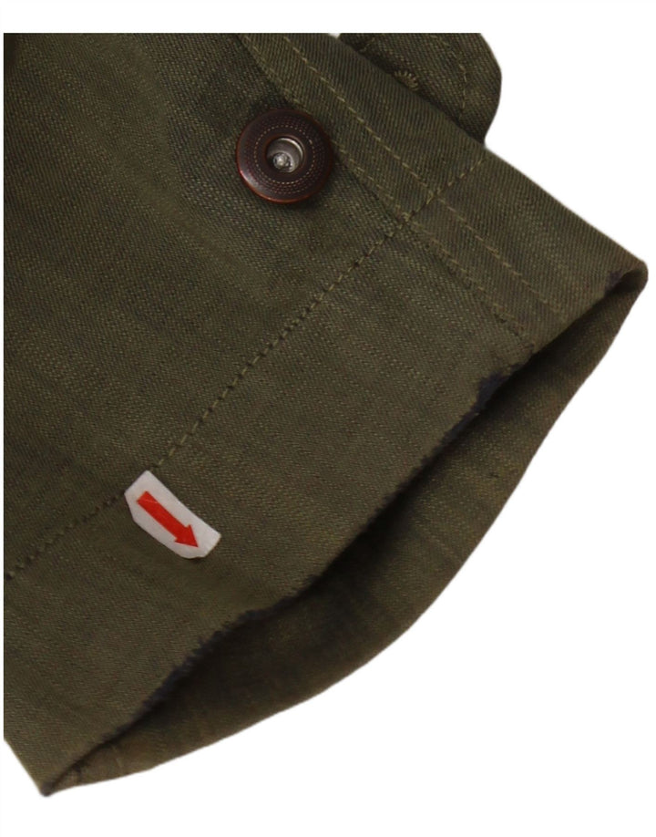 Ανδρικό αδιάβροχο μπουφάν με κουκούλα Timberland UK 46 3XL Χακί