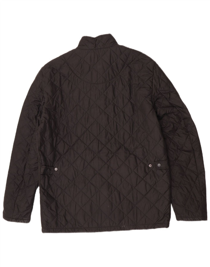 Ανδρικό καπιτονέ μπουφάν Barbour UK 38 Medium Black Polyester