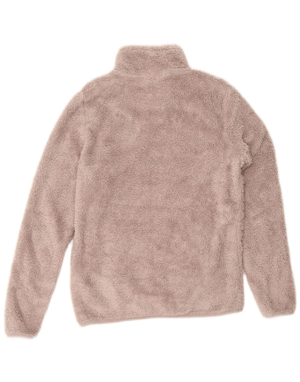 Mountain Warehouse Womens Zip Neck Fleece Jumper UK 10 Small Purple