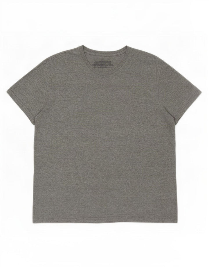 Ανδρικό T-Shirt Tommy Hilfiger Top Βαμβακερό μεσαίο γκρι
