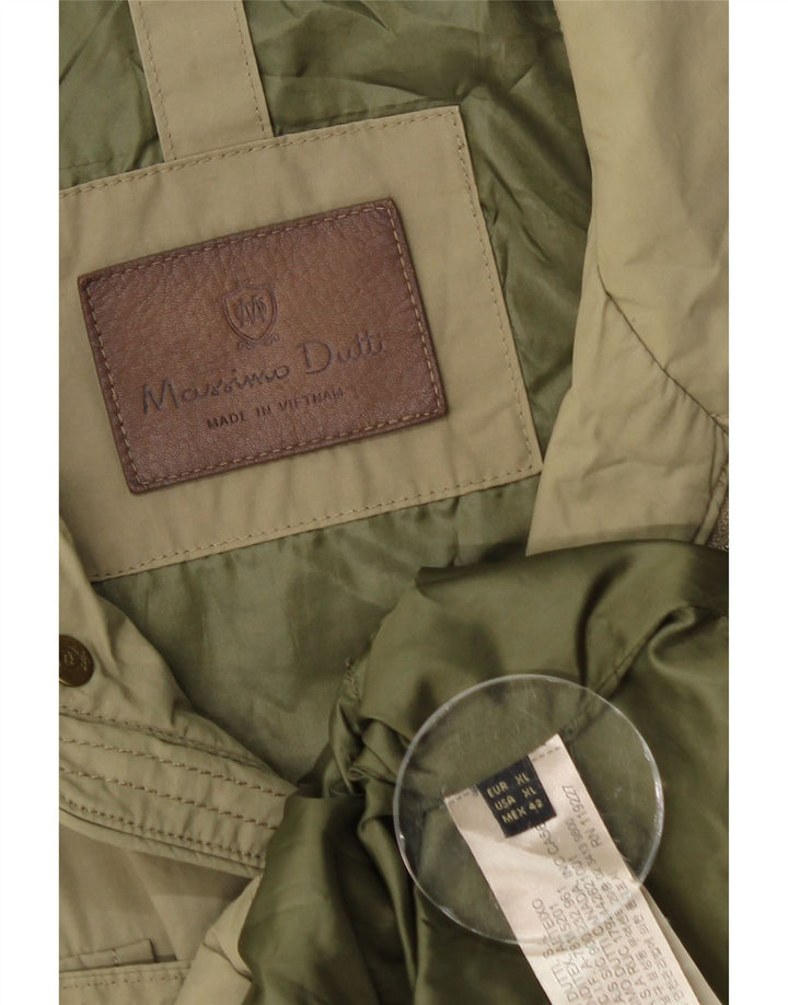 Massimo Dutti Ανδρικό Utility Jacket UK 42 XL Khaki Nylon