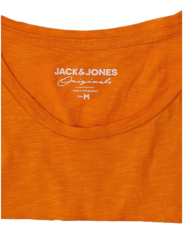 Ανδρικό γραφικό μπλουζάκι Jack & Jones Top Medium πορτοκαλί