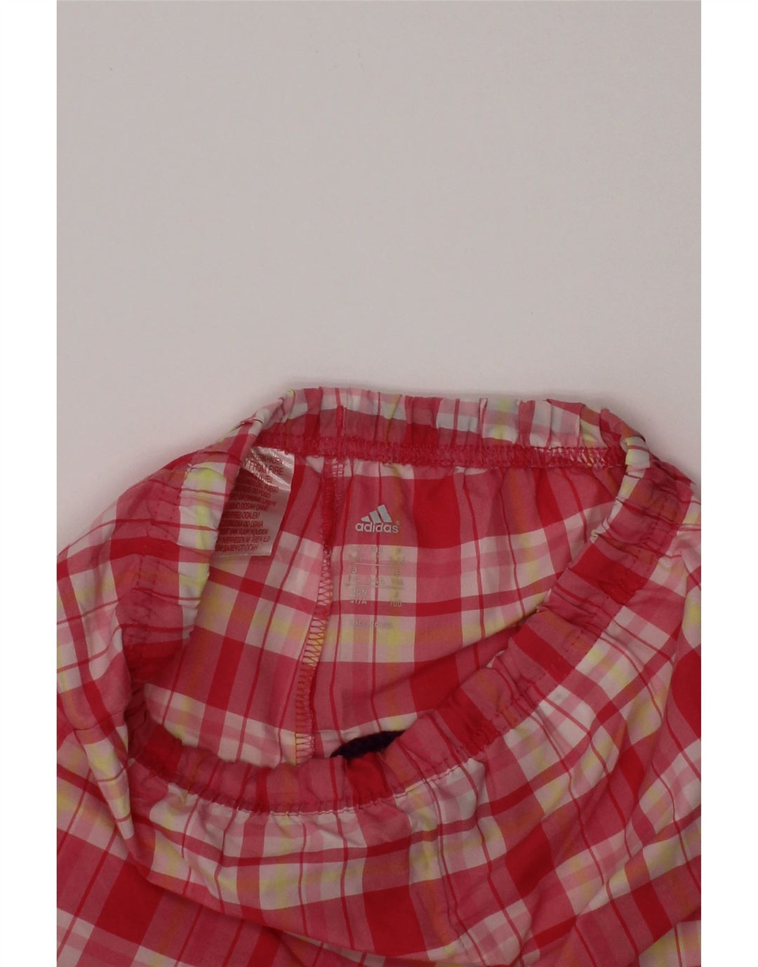 ADIDAS Girls casual σορτς 3-4 ετών W20 Pink Check Polyester