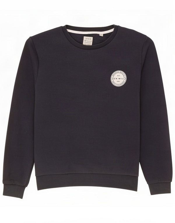 Jack Wills Ανδρική φούτερ Jumper Large Navy Blue Cotton