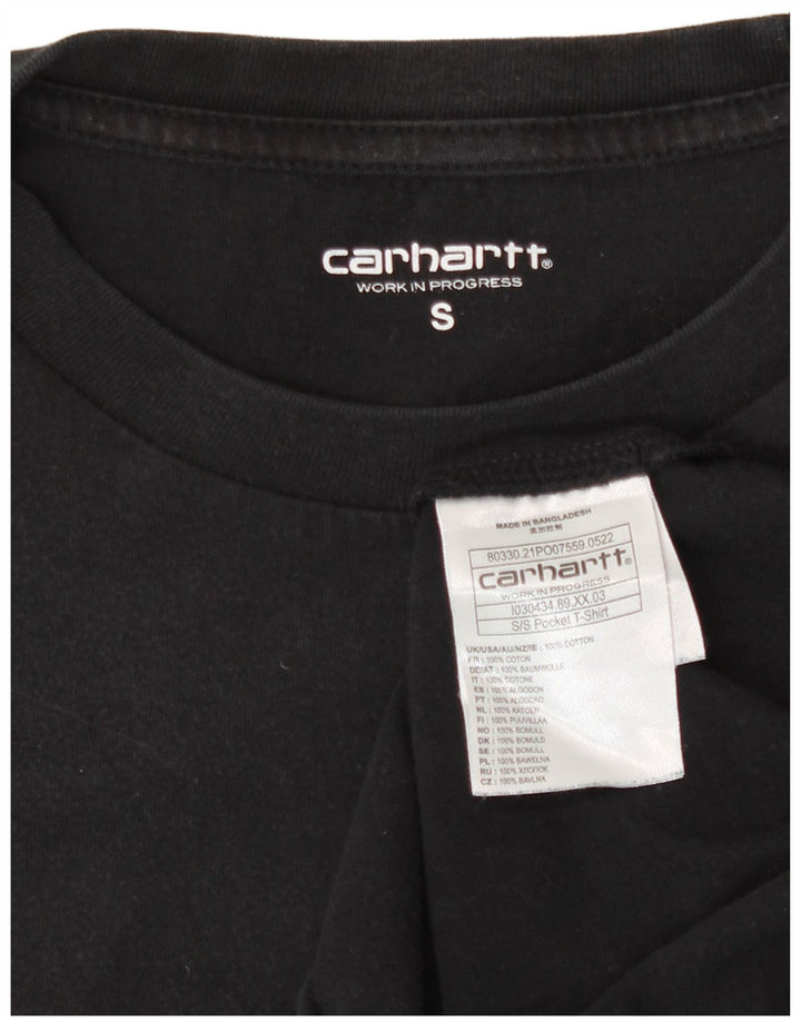 Ανδρικό T-Shirt Carhartt Top Μικρό μαύρο βαμβακερό