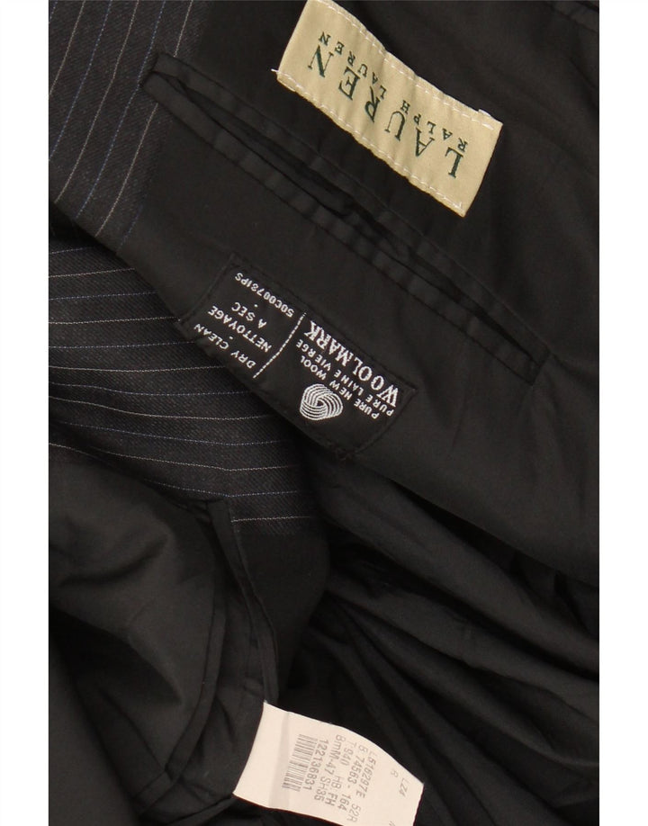 Ralph Lauren Ανδρικό σακάκι με 2 κουμπιά σακάκι UK 42 XL Μαύρο μαλλί