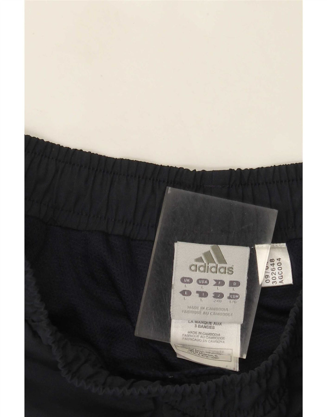 Ανδρική φόρμα Adidas Παντελόνι Joggers Μεγάλο Navy Blue ριγέ πολυεστέρα