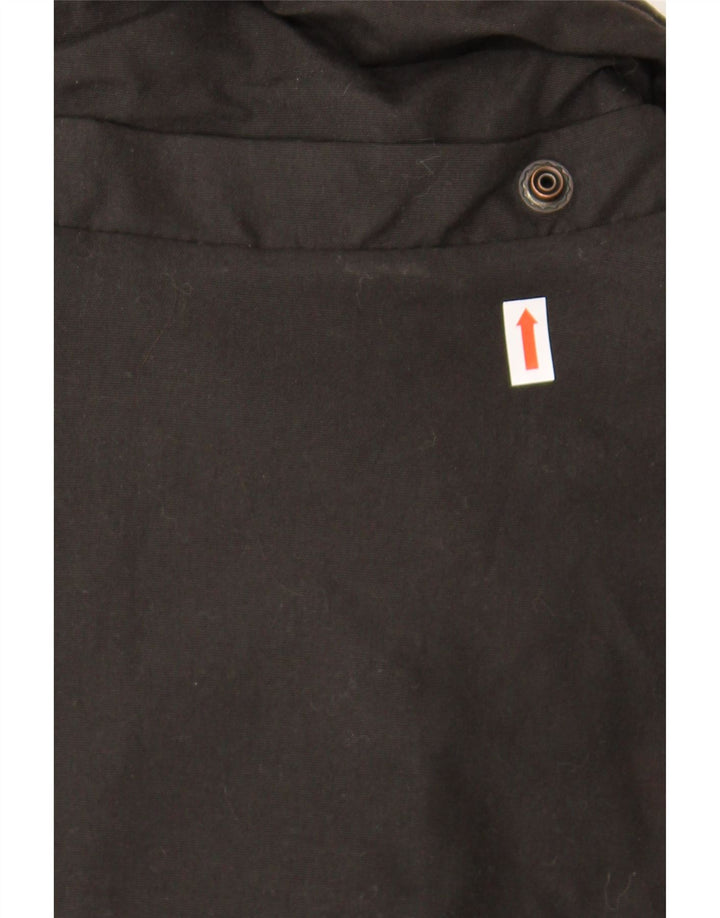 NAPAPIJRI Mens Windbreaker Jacket UK 38 Medium Black Polyamide Vintage Napapijri and Second-Hand Napapijri from Messina Hembry 