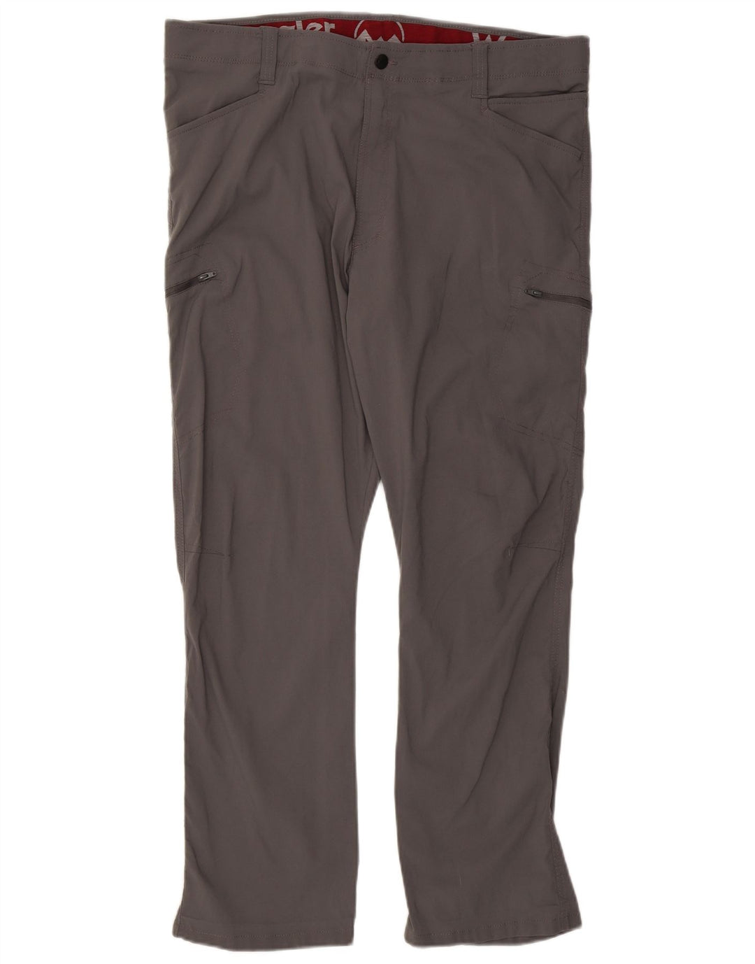 WRANGLER Mens Straight Cargo Trousers W40 L30 Grey