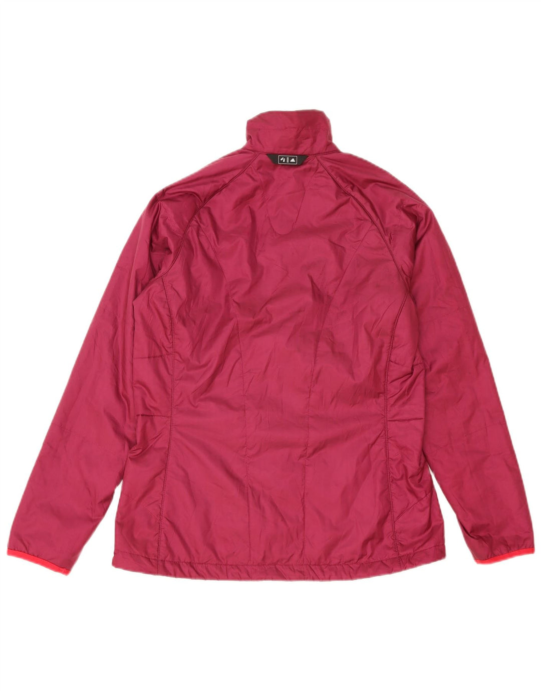 Adidas Γυναικείο μπουφάν με επένδυση UK 16 Large μπορντό πολυεστέρας